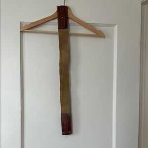 J. McLaughlin Brown and Tan Woven Belt